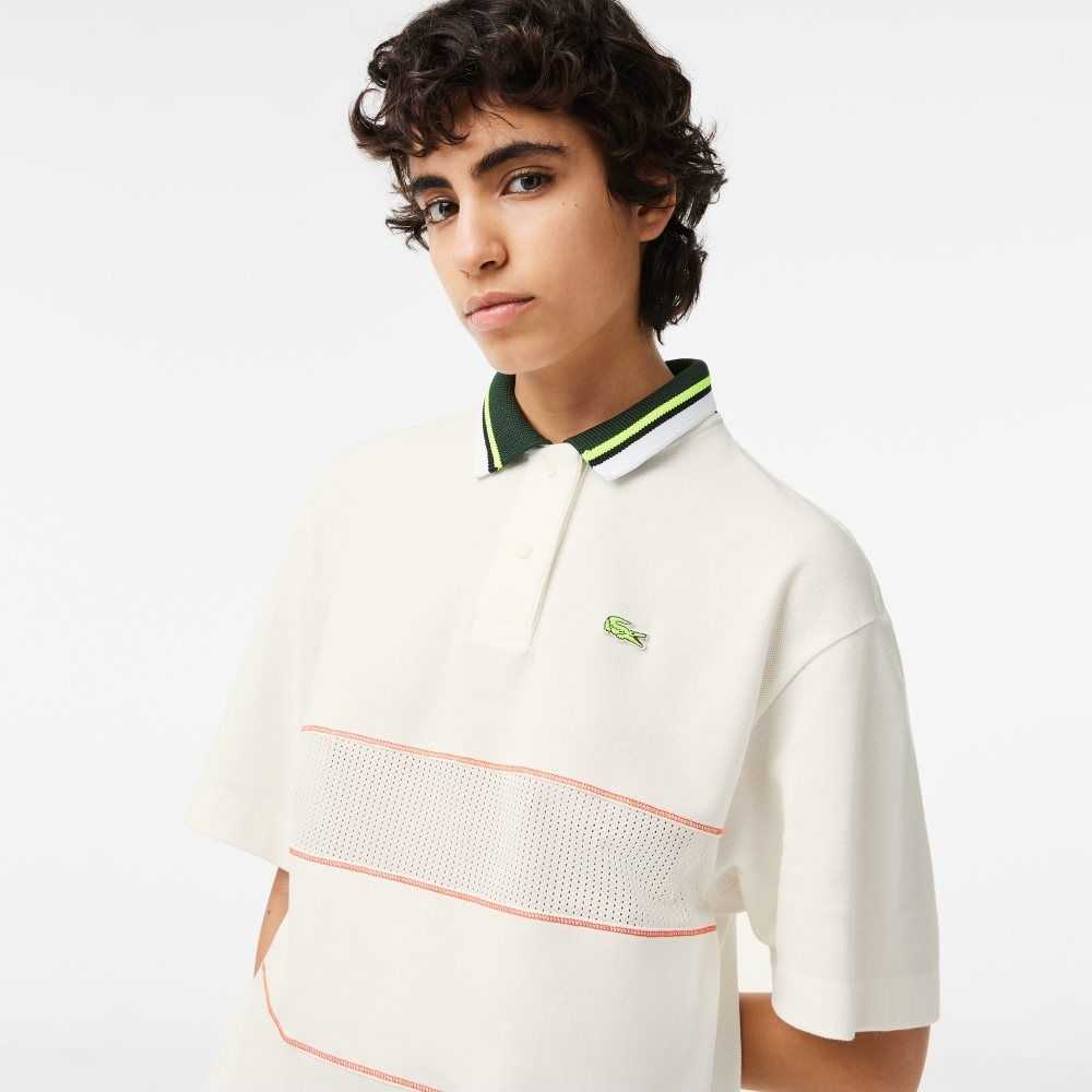 Lacoste Organic Bomull French Made Polo Hvite | 3681-NKCIP