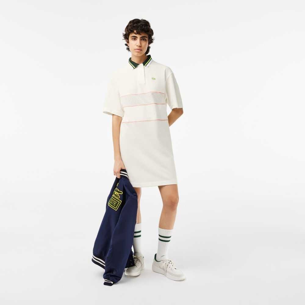 Lacoste Organic Bomull French Made Polo Hvite | 3681-NKCIP