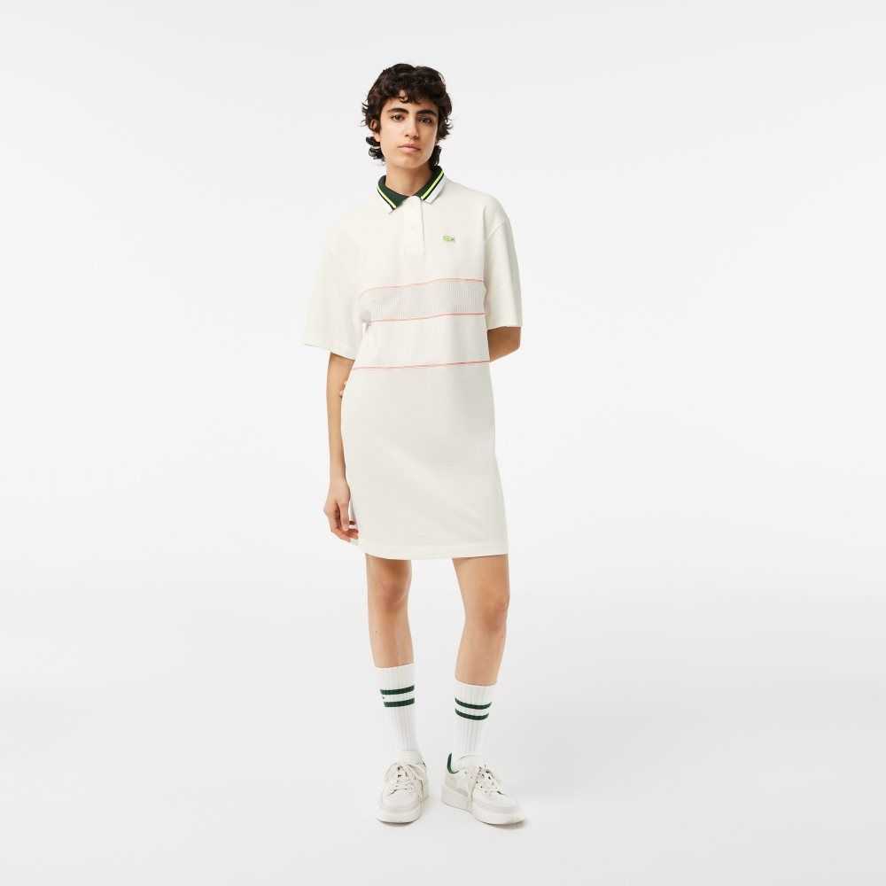 Lacoste Organic Bomull French Made Polo Hvite | 3681-NKCIP