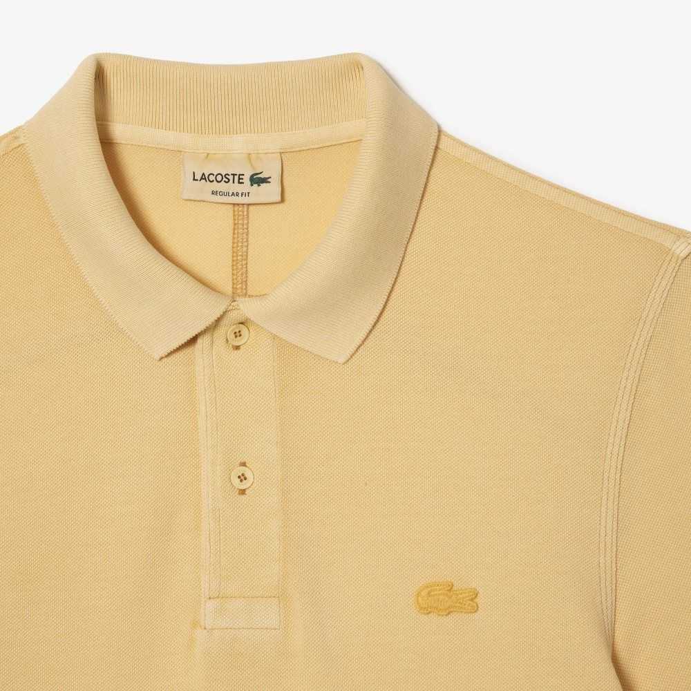 Lacoste Organic Bomull Gul | 0932-HUMCQ