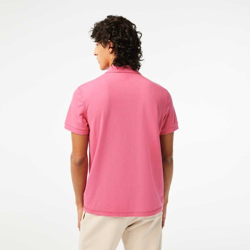 Lacoste Organic Bomull Printed Rosa | 8956-TSYWP