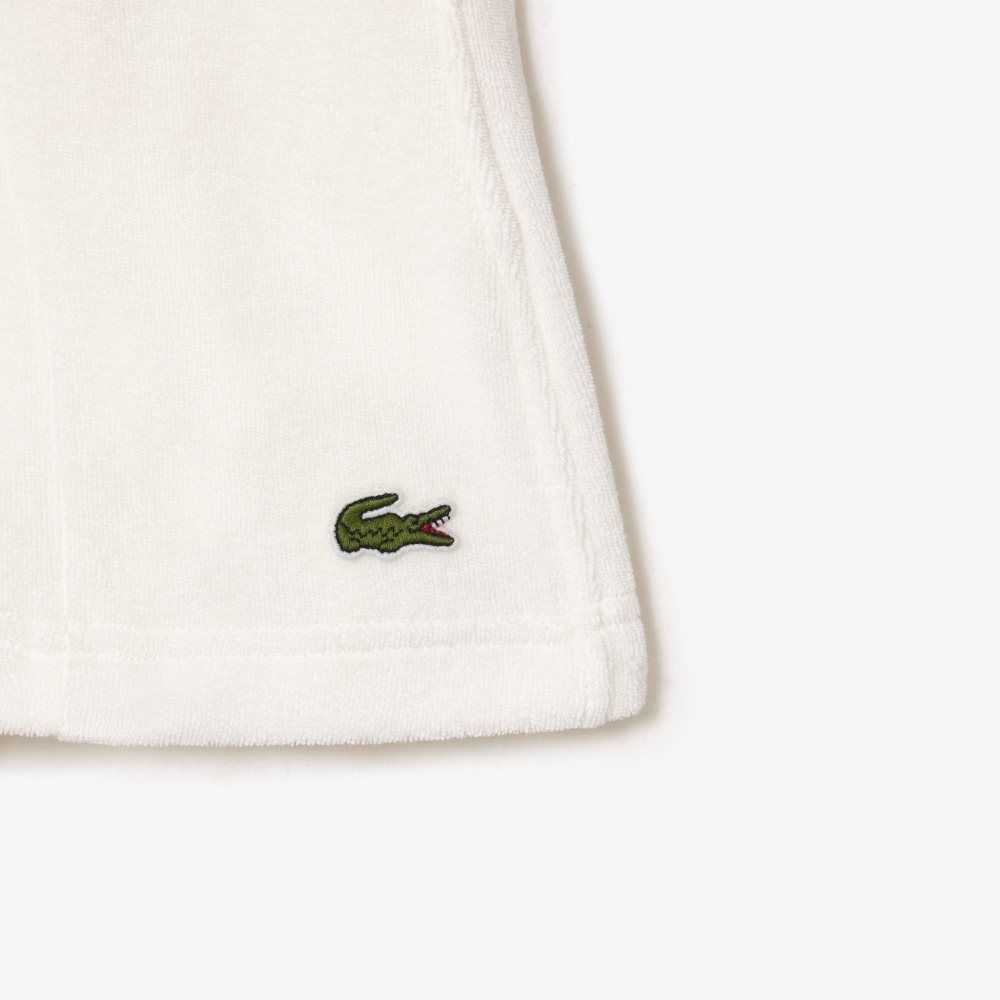 Lacoste Organic Bomull Terry Cloth Hvite | 7851-VOPMS