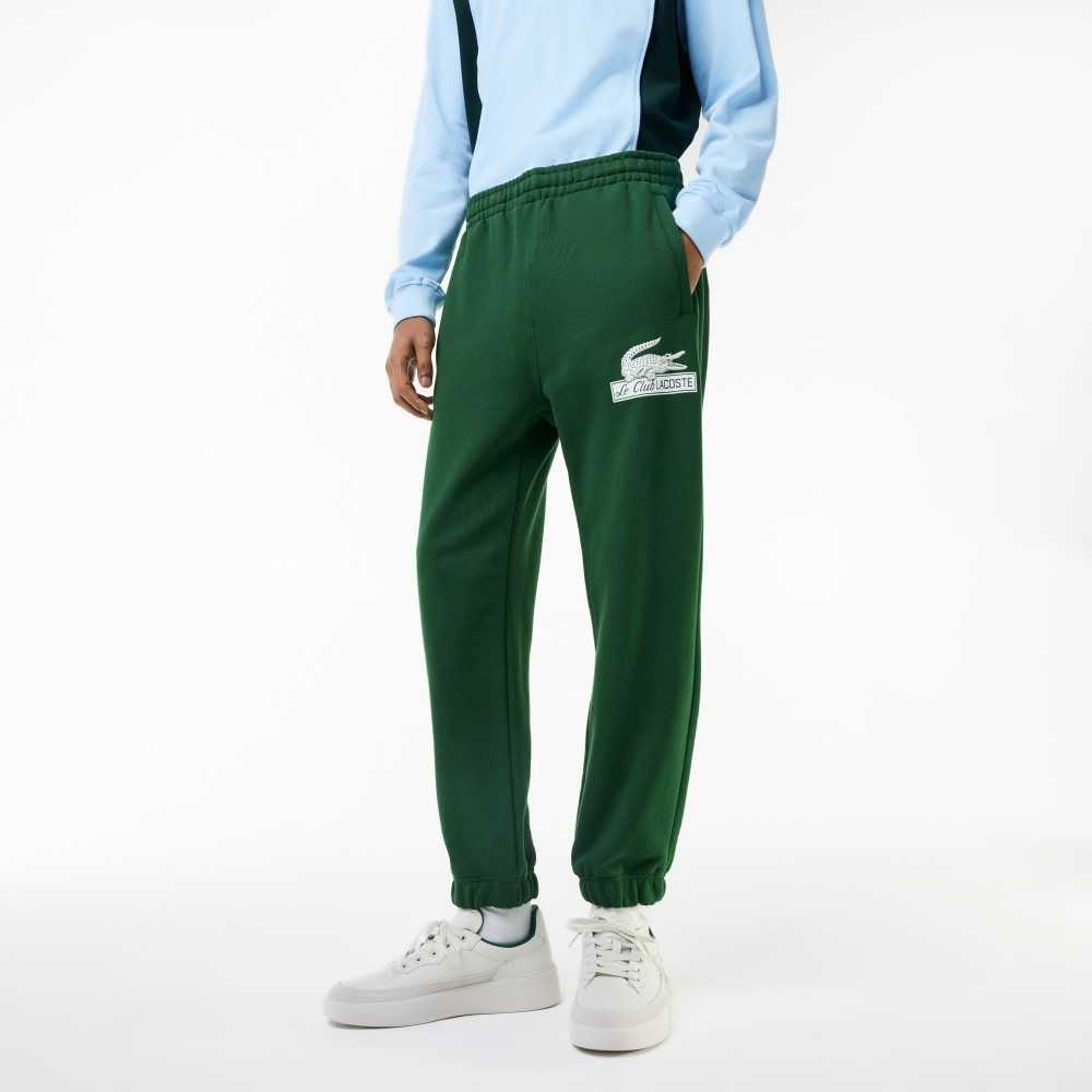 Lacoste Organic Bomull Track Pants Grønn | 2056-DTFQG