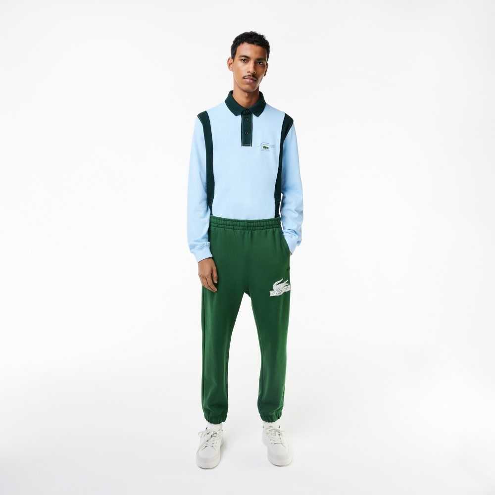 Lacoste Organic Bomull Track Pants Grønn | 2056-DTFQG