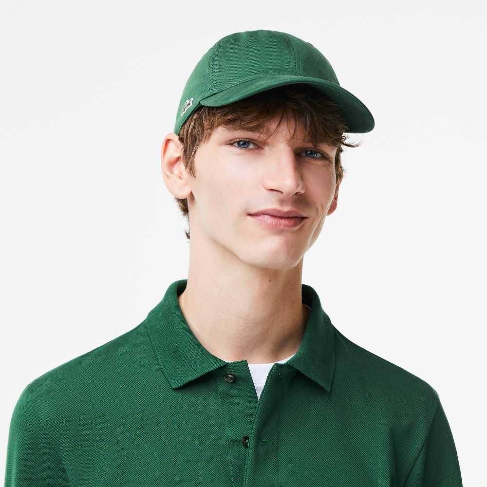 Lacoste Organic Bomull Twill Grønn | 6075-BRKMI