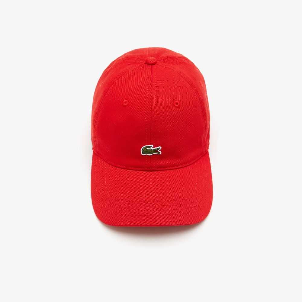 Lacoste Organic Bomull Twill Rød | 7216-YSLZB