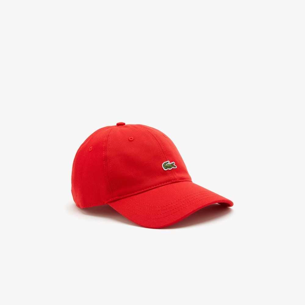 Lacoste Organic Bomull Twill Rød | 7216-YSLZB