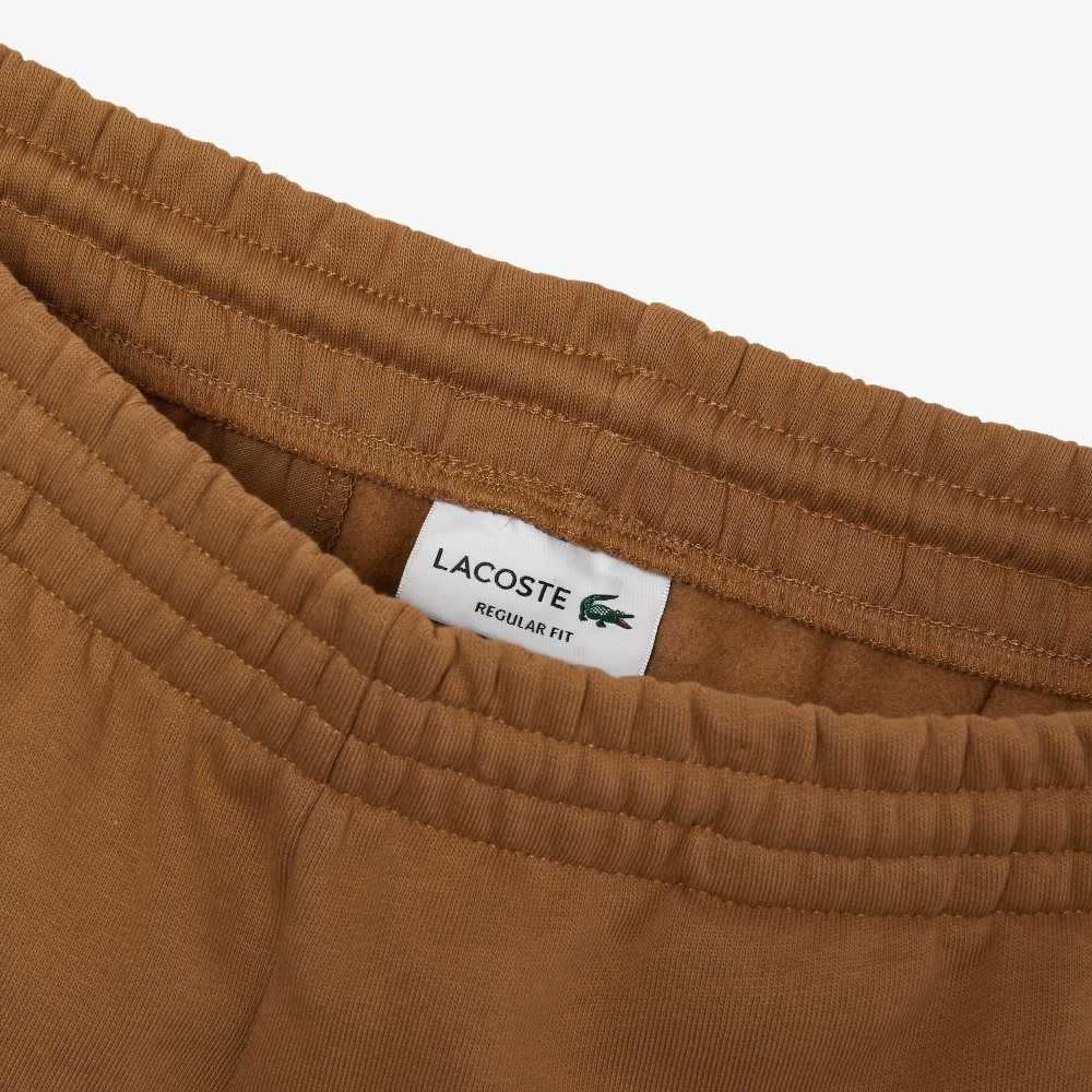 Lacoste Organic Brushed Bomull Fleece Brune | 8769-YTQSM