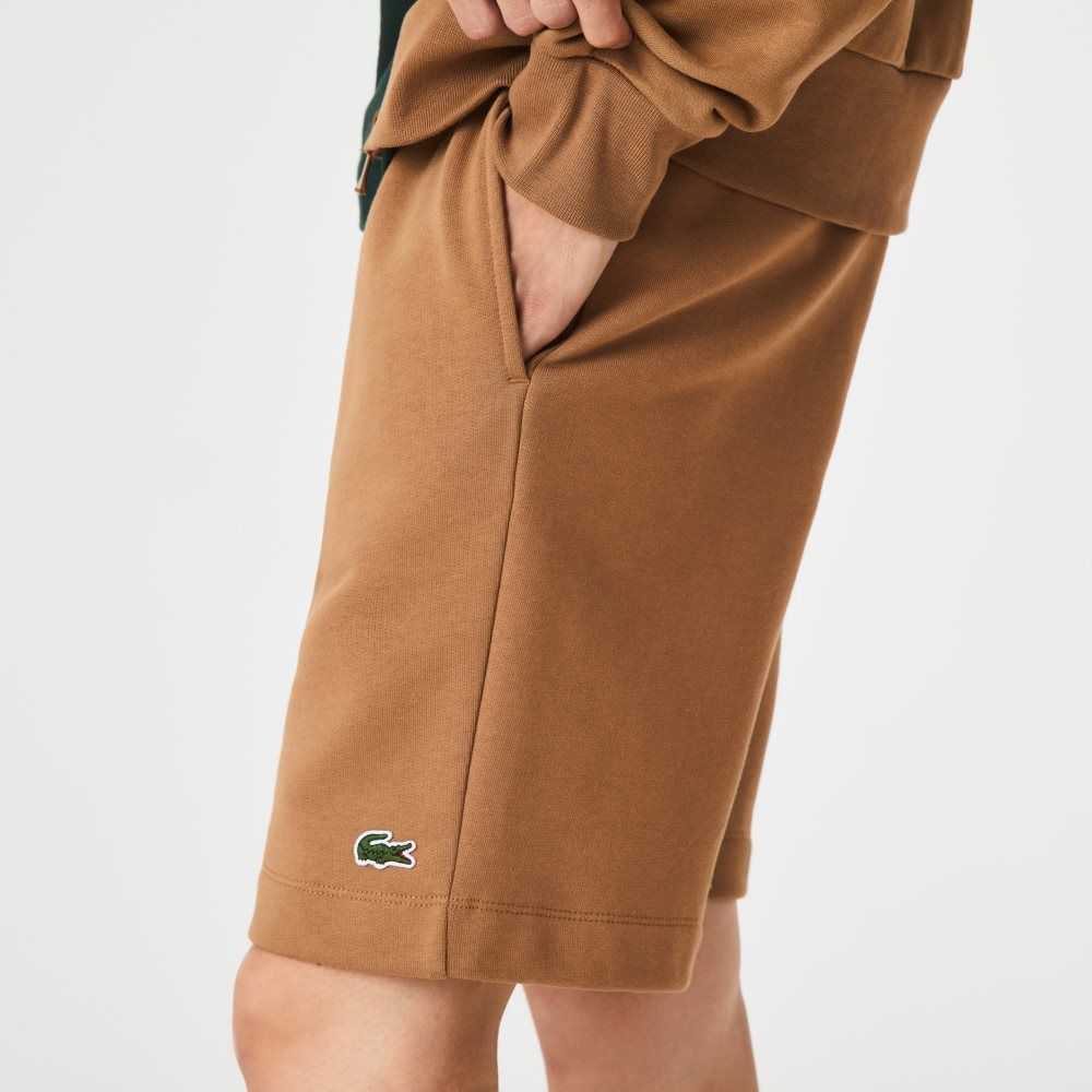 Lacoste Organic Brushed Bomull Fleece Brune | 8769-YTQSM