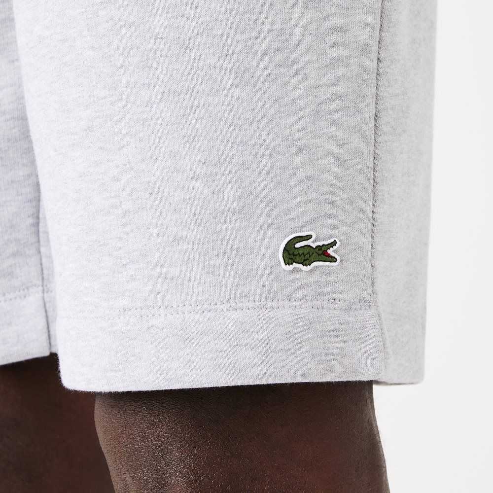 Lacoste Organic Brushed Bomull Fleece Shorts Grå | 4265-ZUPQT