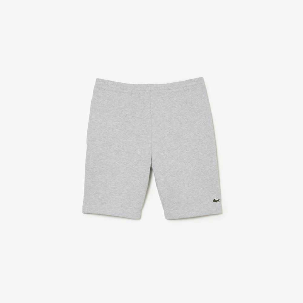 Lacoste Organic Brushed Bomull Fleece Shorts Grå | 4265-ZUPQT