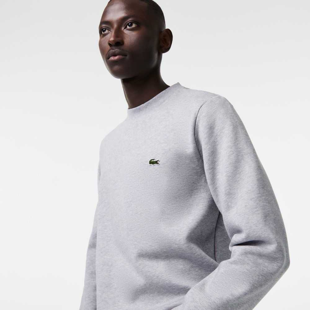 Lacoste Organic Brushed Bomull Grå | 3246-DJVOC