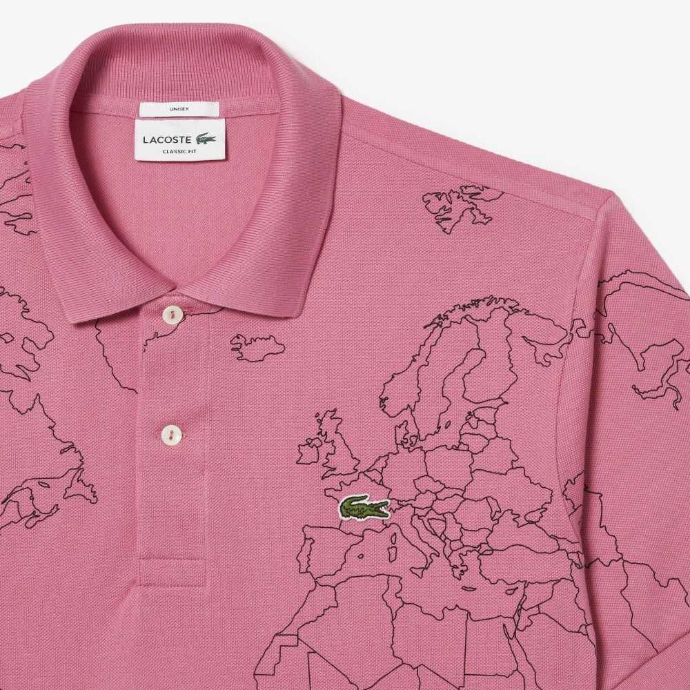 Lacoste Original L.12.12 Planisphere Rosa | 4931-XKABC