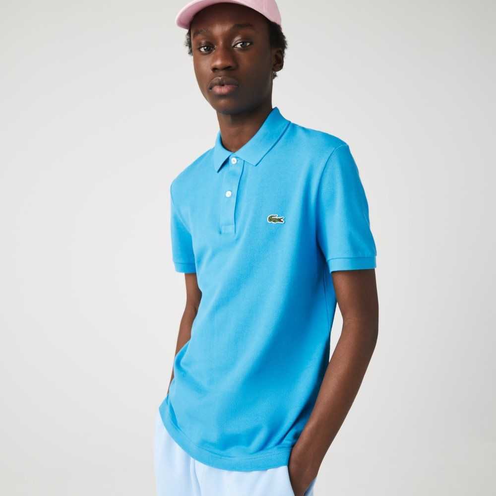 Lacoste Original L.12.12 Slim Fit Petit Pique Bomull Turkis | 1378-MEKGR