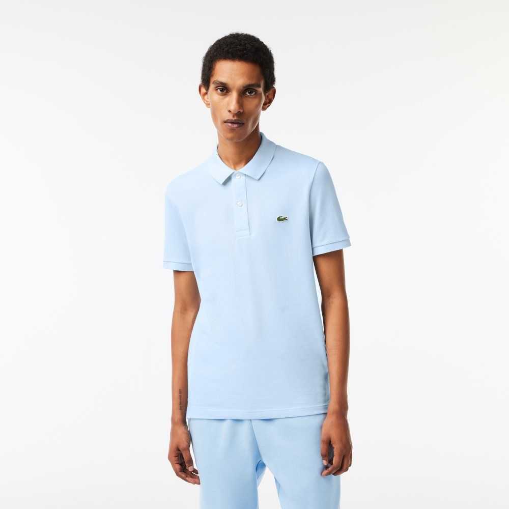 Lacoste Original L.12.12 Slim Fit Petit Pique Bomull Lyse Blå | 2045-HMXSG