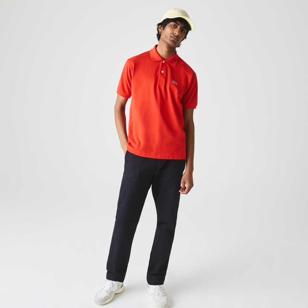 Lacoste Original L.12.12 petit pique cotton Rød | 0391-NJFVG