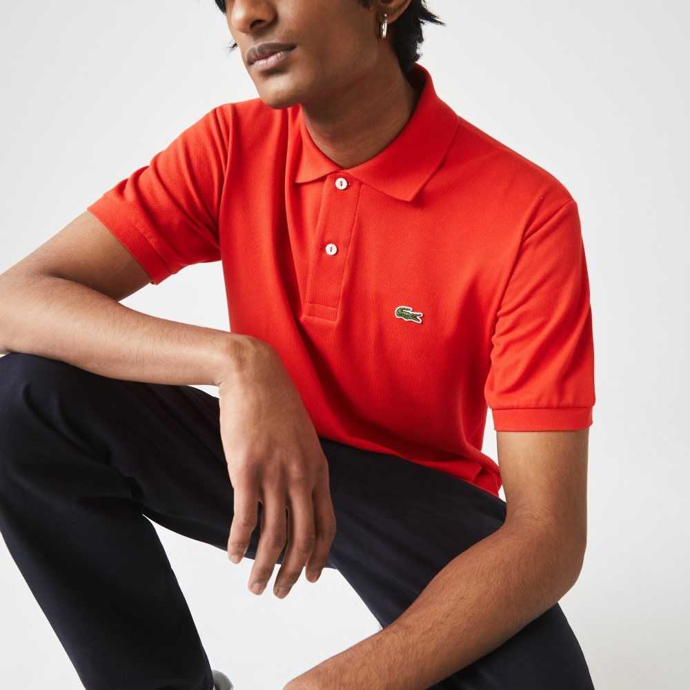 Lacoste Original L.12.12 petit pique cotton Rød | 0391-NJFVG