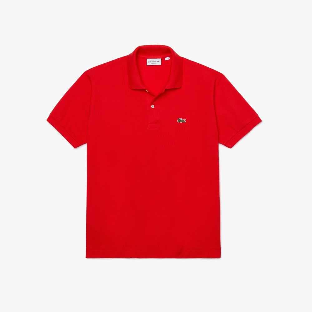 Lacoste Original L.12.12 petit pique cotton Rød | 0391-NJFVG