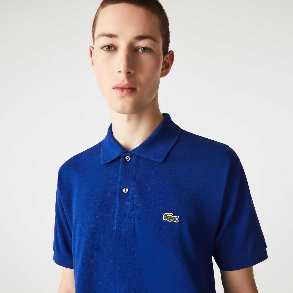 Lacoste Original L.12.12 petit pique cotton Blå | 1297-TUBQA