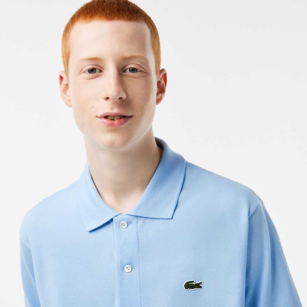 Lacoste Original L.12.12 petit pique cotton Blå | 2140-FHAPO