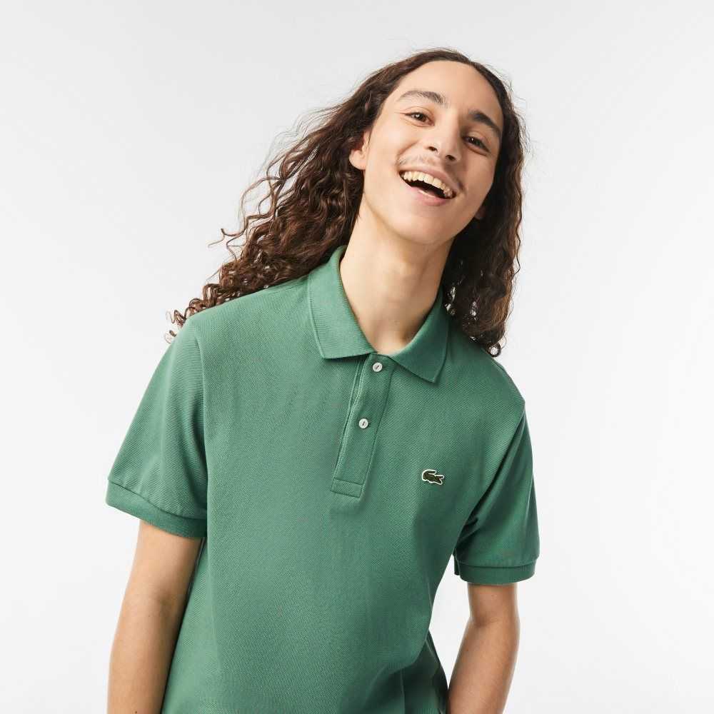 Lacoste Original L.12.12 petit pique cotton Khaki Grønn | 2954-PSNXZ