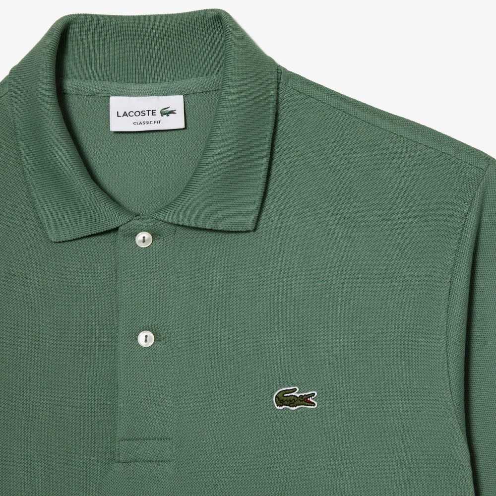 Lacoste Original L.12.12 petit pique cotton Khaki Grønn | 2954-PSNXZ