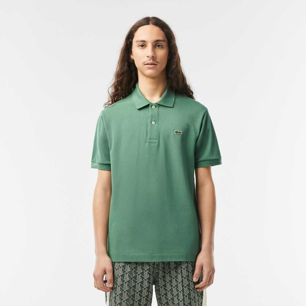 Lacoste Original L.12.12 petit pique cotton Khaki Grønn | 2954-PSNXZ