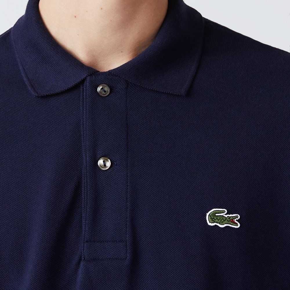 Lacoste Original L.12.12 petit pique cotton Marineblå Blå | 4567-ZQTJV