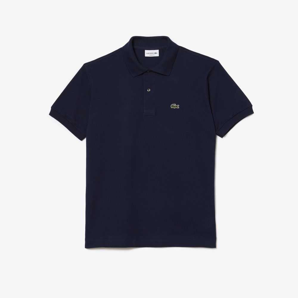 Lacoste Original L.12.12 petit pique cotton Marineblå Blå | 4567-ZQTJV