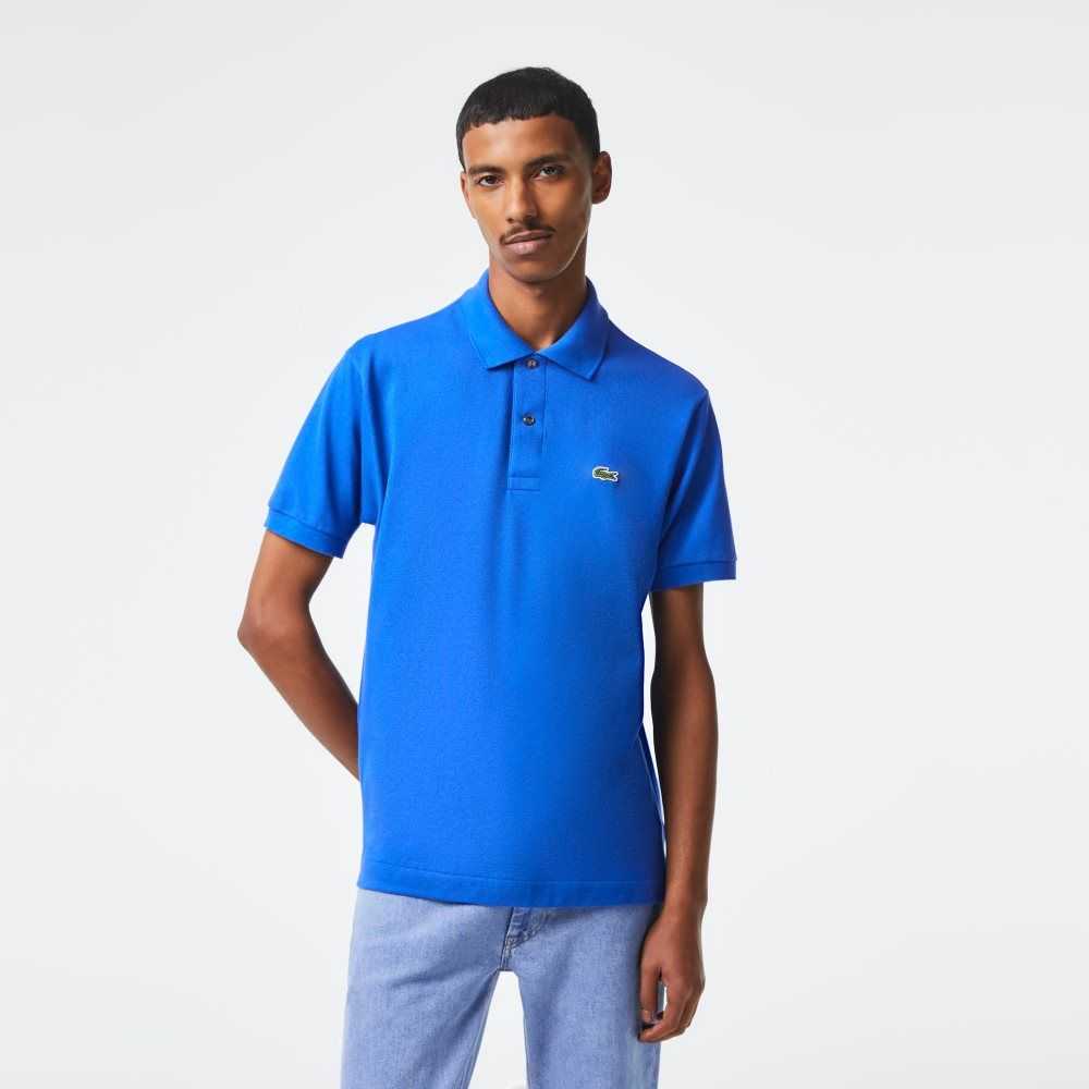 Lacoste Original L.12.12 petit pique cotton Blå | 6149-YMEUN