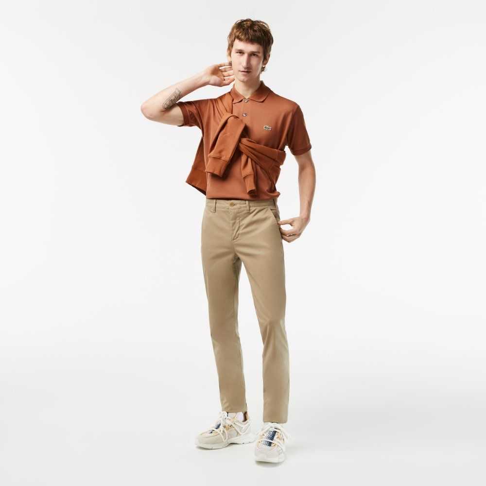 Lacoste Original L.12.12 petit pique cotton Lyse Brune | 6349-OXEYP