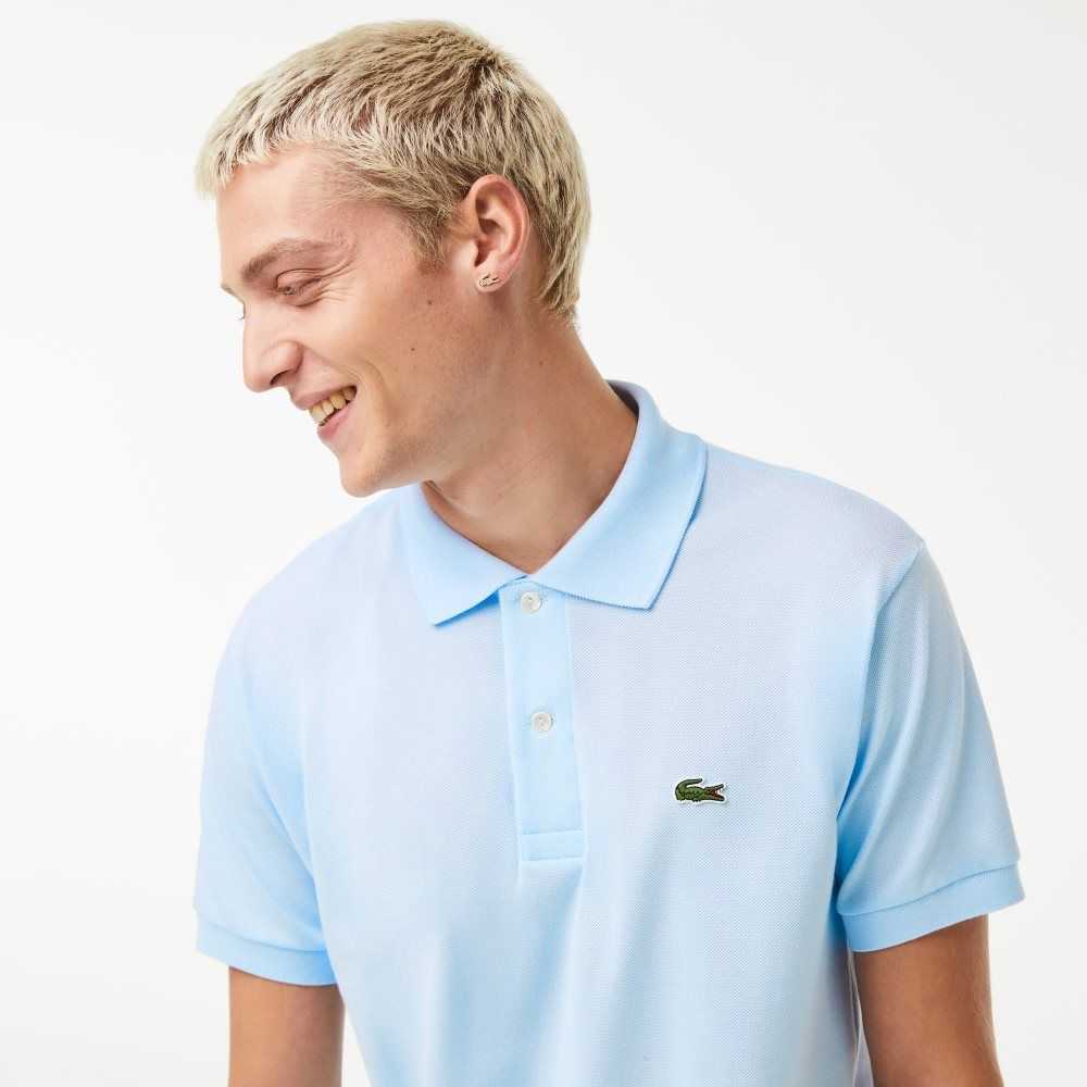 Lacoste Original L.12.12 petit pique cotton Lyse Blå | 7154-BGEMA