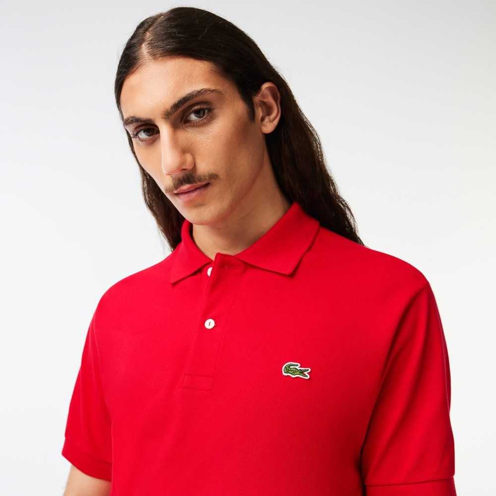 Lacoste Original L.12.12 petit pique cotton Rød | 7465-KDPVC