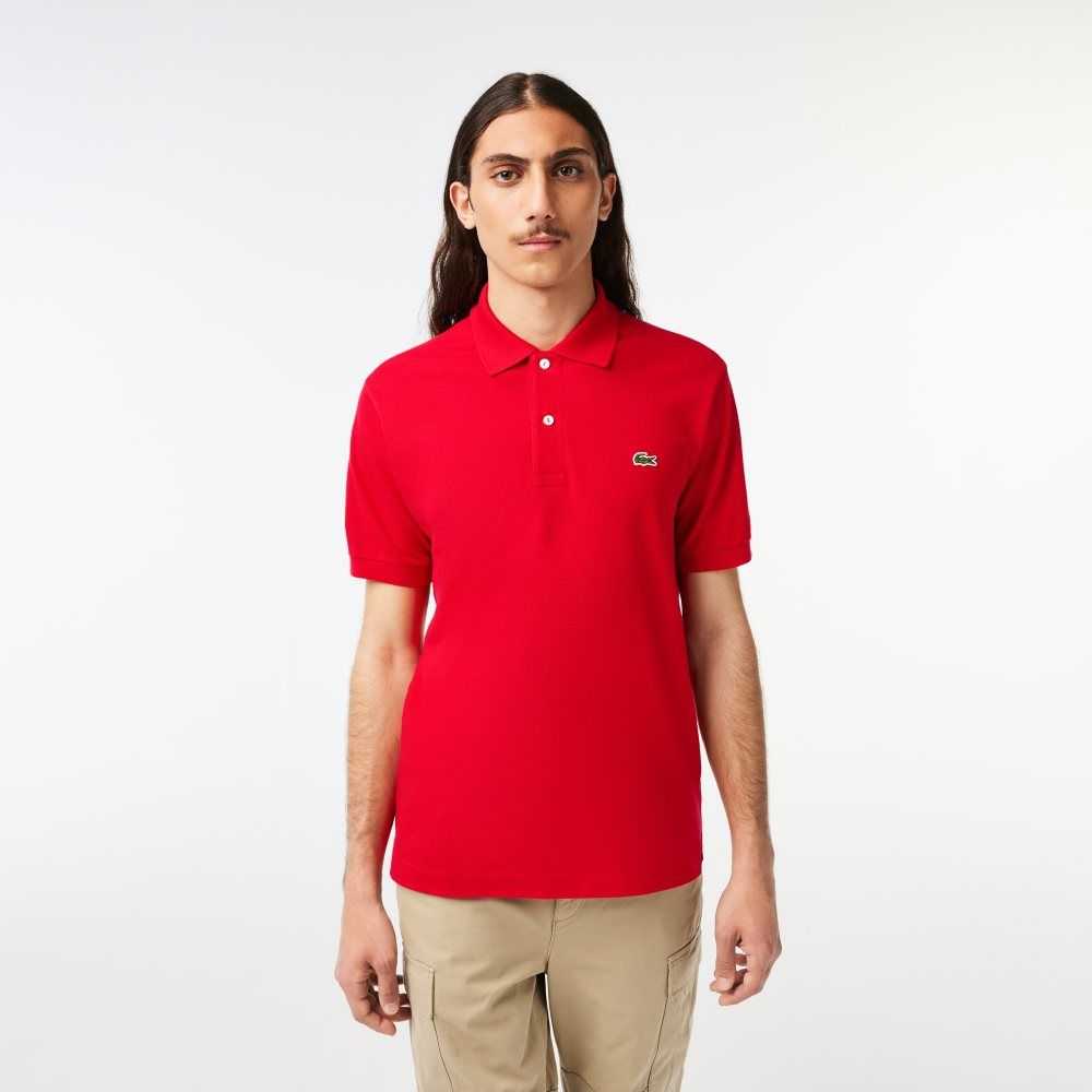 Lacoste Original L.12.12 petit pique cotton Rød | 7465-KDPVC