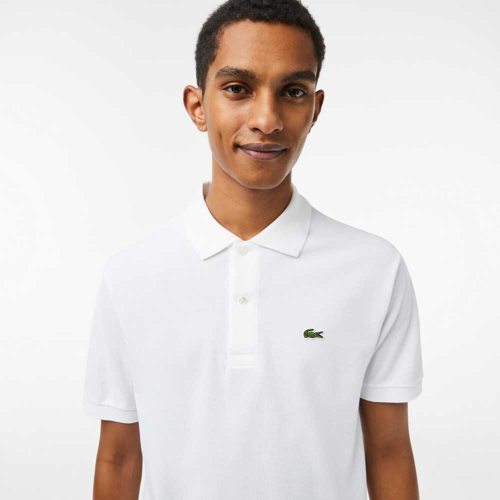 Lacoste Original L.12.12 petit pique cotton Hvite | 7620-ACJVG