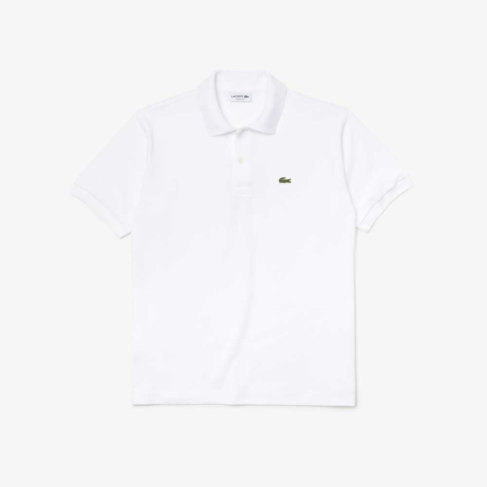 Lacoste Original L.12.12 petit pique cotton Hvite | 7620-ACJVG