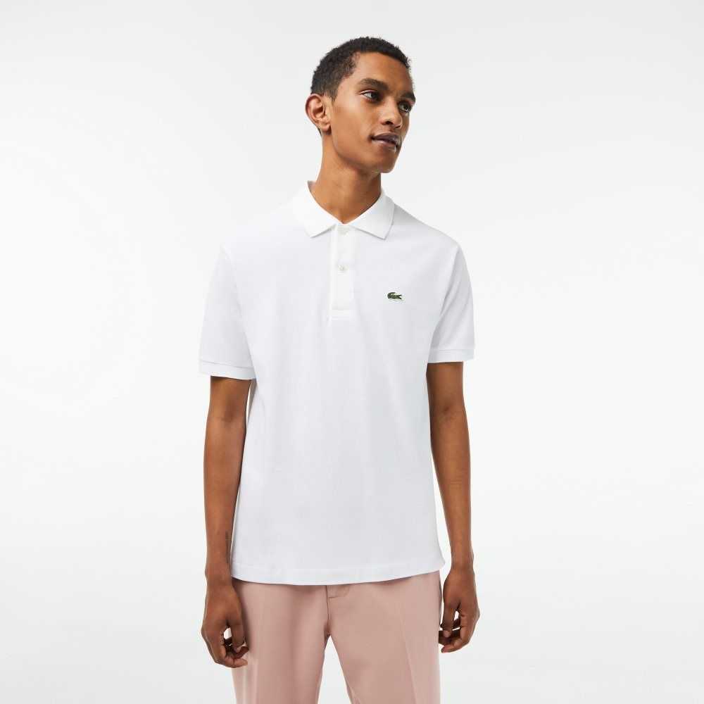 Lacoste Original L.12.12 petit pique cotton Hvite | 7620-ACJVG