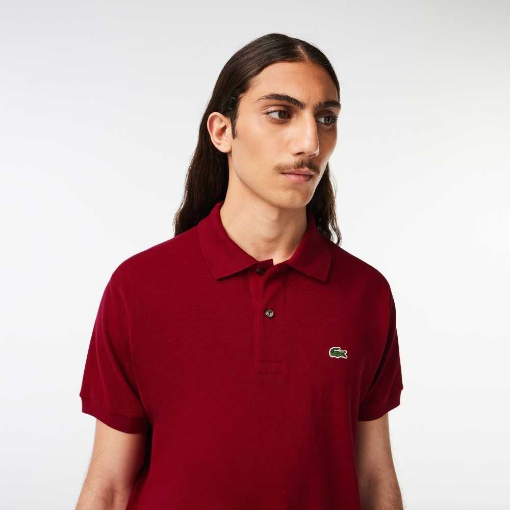 Lacoste Original L.12.12 petit pique cotton Burgunder | 7806-NGXEL