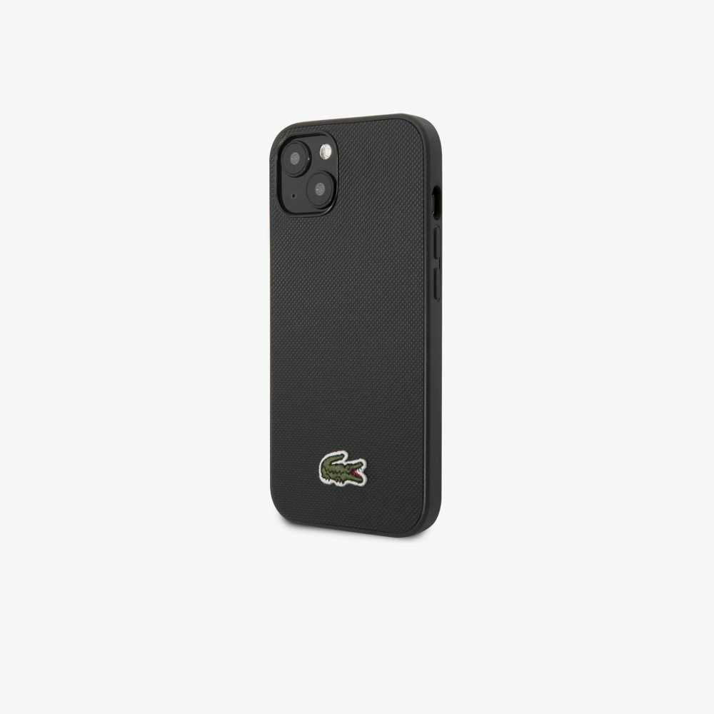 Lacoste Petit Pique Effect iPhone 14 Plus Svarte | 9045-BMQUF