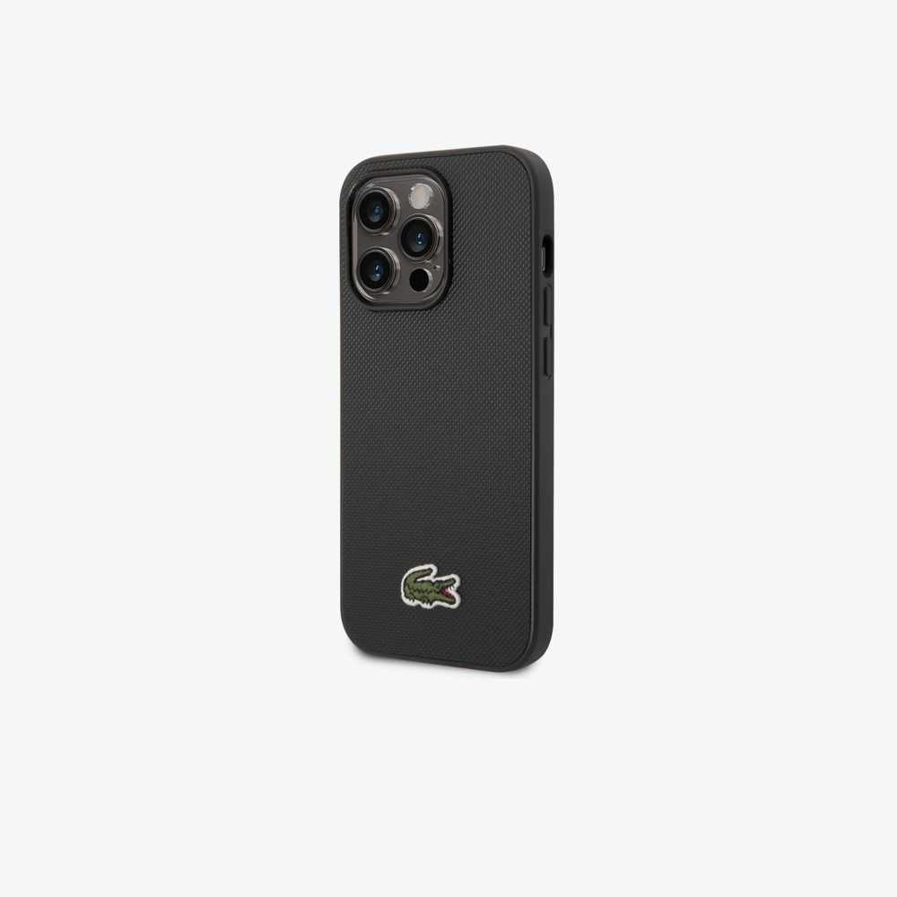 Lacoste Petit Pique Effect iPhone 14 Pro Max Svarte | 4306-YSRUC