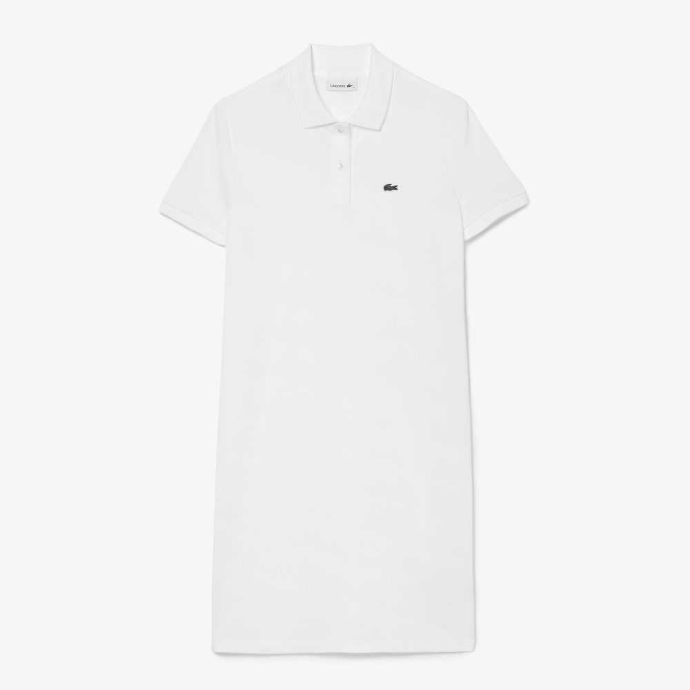 Lacoste Pique Knit Polo Hvite | 3758-TJRYC