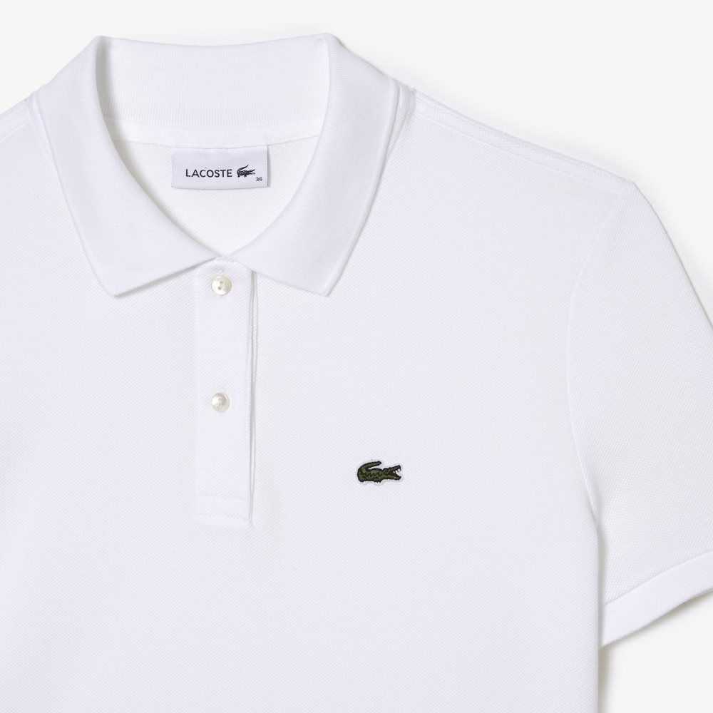 Lacoste Pique Knit Polo Hvite | 3758-TJRYC