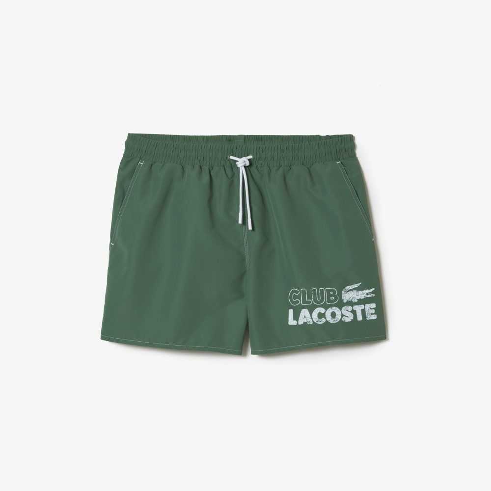 Lacoste Quick-Dry with Integrated Lining Khaki Grønn | 3458-PMHEV