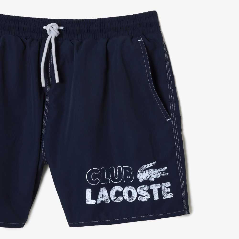 Lacoste Quick-Dry with Integrated Lining Marineblå Blå | 4396-LTGXQ