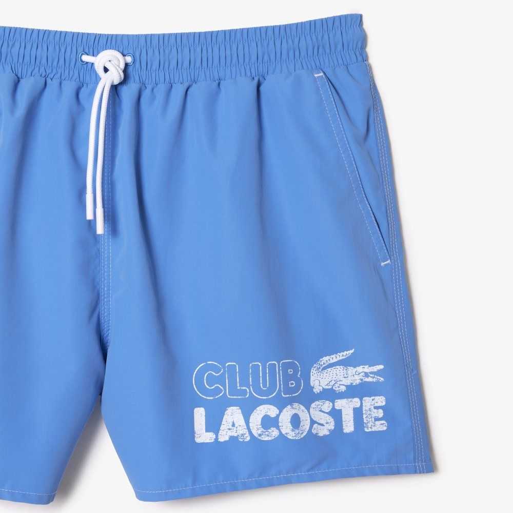 Lacoste Quick-Dry with Integrated Lining Blå | 9126-GAHLC