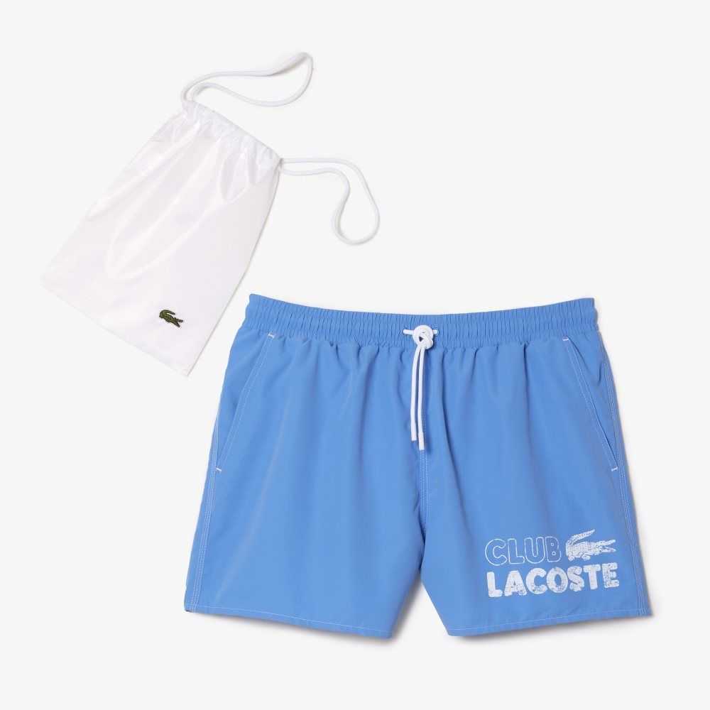 Lacoste Quick-Dry with Integrated Lining Blå | 9126-GAHLC