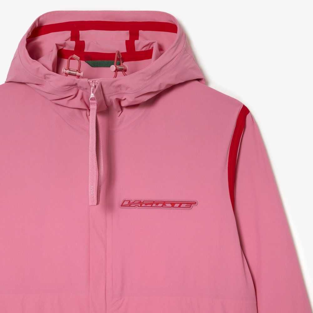 Lacoste Recycled Polyamide Kort Track Rosa | 3971-NDPZL