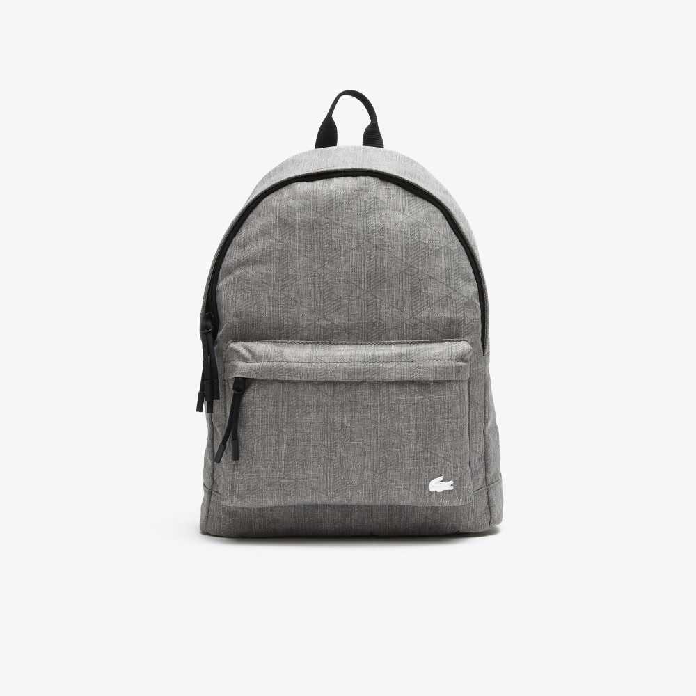 Lacoste Reflective Monogram Print Backpack Multicolor | 9782-QBTUR