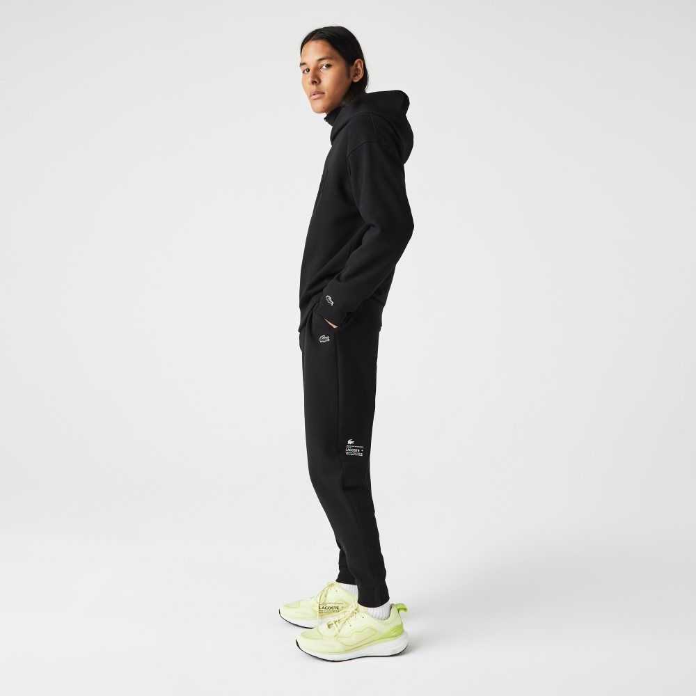 Lacoste Reflective Print Svarte | 9031-MUYXC