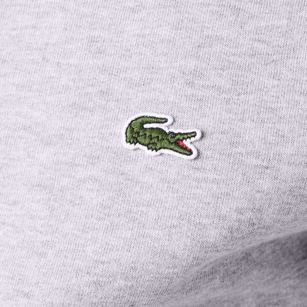 Lacoste Regular Fit Brushed Fleece Zippered Grå | 8942-AOEMH